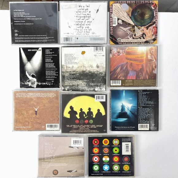 Ben Harper 13 CD DVD Lot Gun Cruel Blind Will LIve Fight Mind Mars Diamonds Burn - Picture 4 of 10